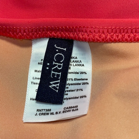 J.CREW ONE PIECE SWIMSUIT V-NECK RUFFLE   WOMEN PINK COLOR PLUS SIZE SIZE 3X - Picture 9 of 9